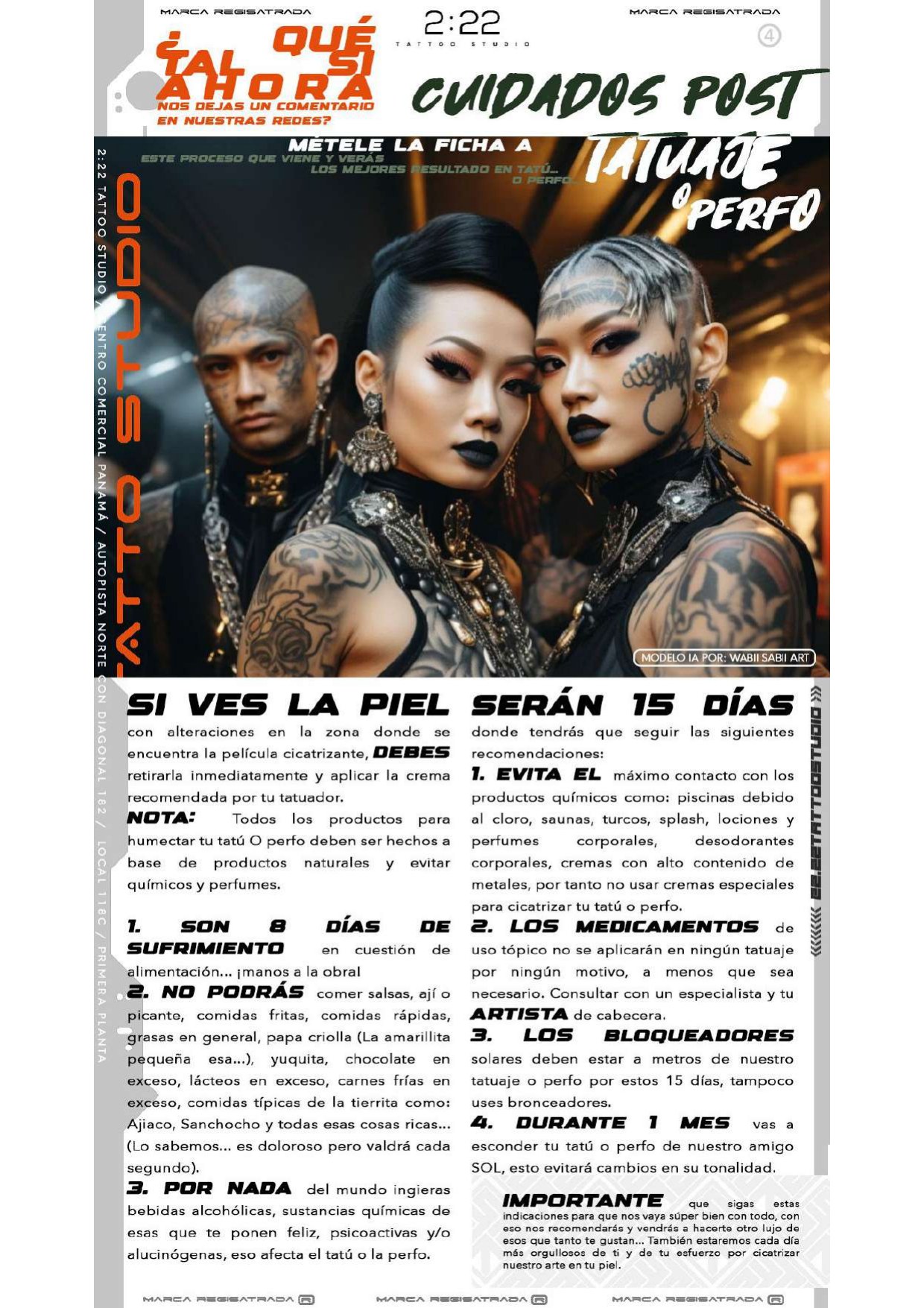 Cuidados post — continuación